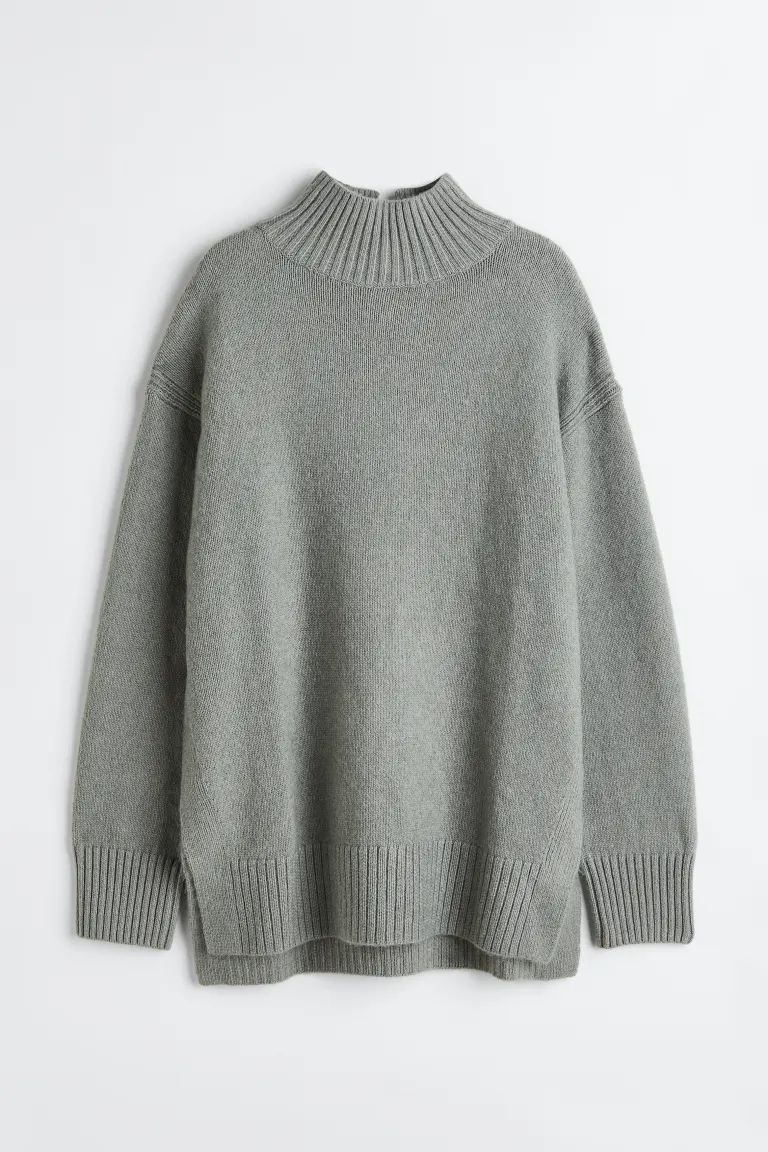 Oversized-Rollkragenpullover | H&M (DE, AT, CH, DK, NL, NO, FI)