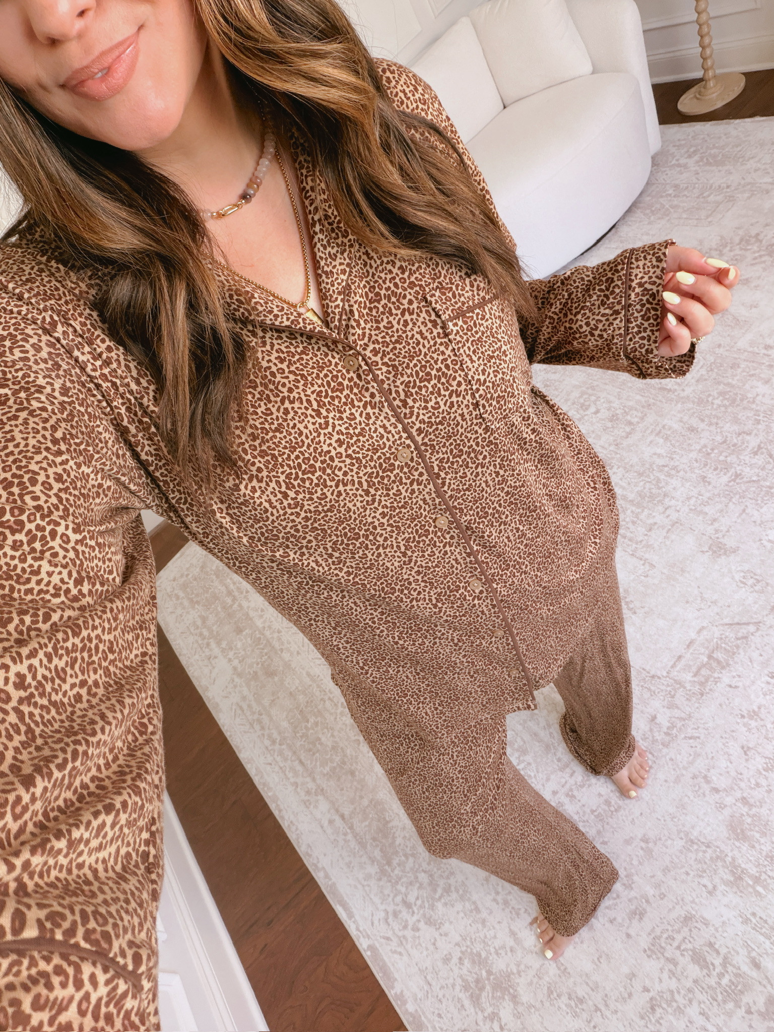 wearing a large 

 #LTKgrwm #LTKootd #LTKMidsize