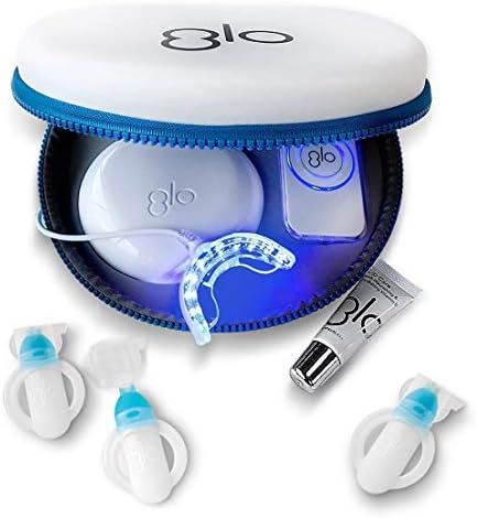 GLO Brilliant Deluxe Teeth Whitening Device Kit with Patented Blue LED Light & Heat Accelerator f... | Amazon (US)