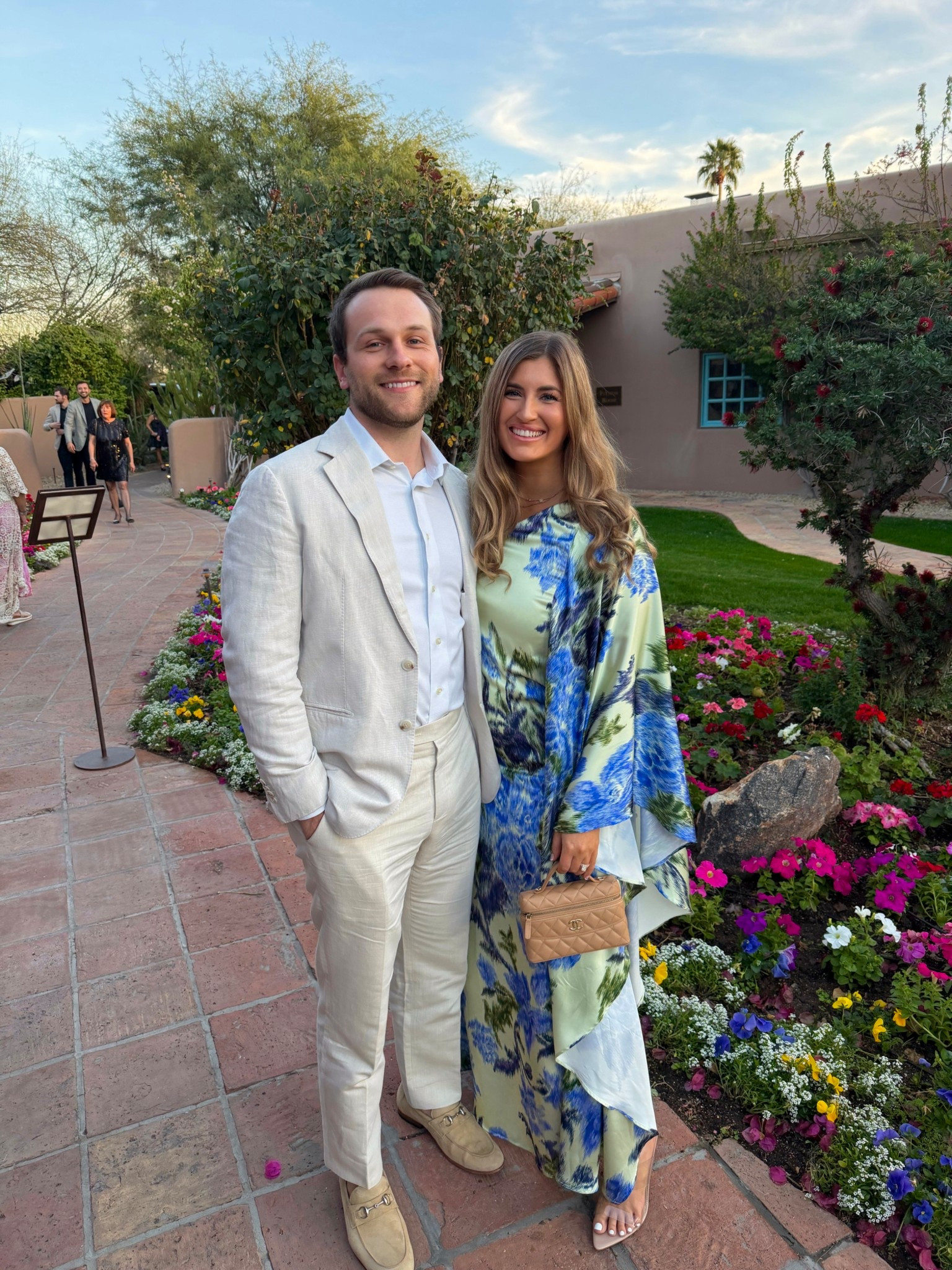Wedding Guest Dress - Scottsdale Arizona Spring Wedding. Wearing a size Small - I’m usually a size Medium but a size small fit perfect. So fun and flowy! Highly recommend! 

#LTKWedding #LTKTravel #LTKMidsize