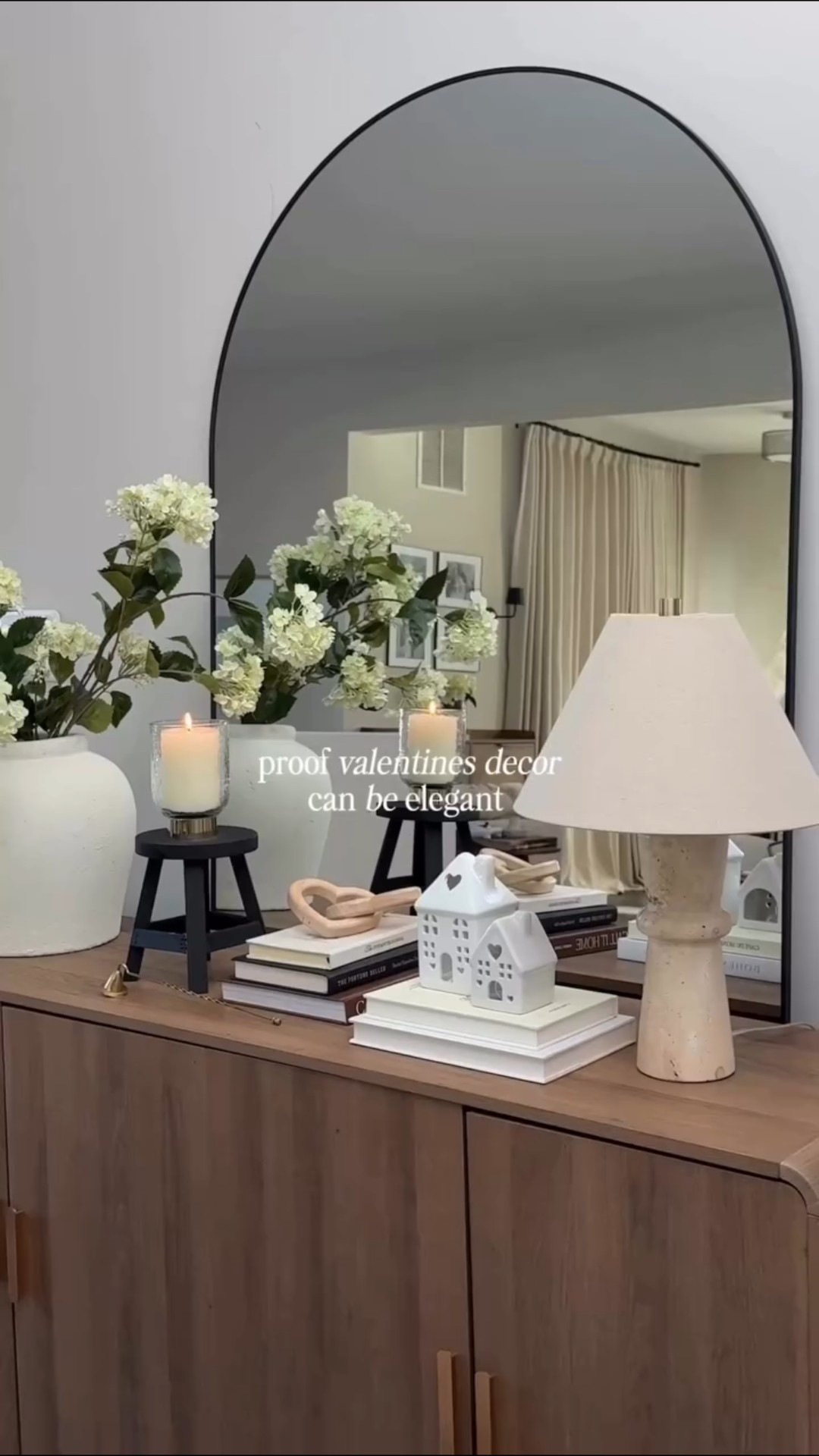 Valentine’s console styling, but keep it subtle 🕯️✨☁️ comment “SHOP” and I’ll send you all the links 💌

Soft neutrals, warm textures, and just a hint of Valentine’s make this console feel cozy without being overdone. Proof that seasonal decor can still feel timeless and lived-in.
Everything is linked on my LTK, link in bio 🤍

@moncurhome books for styling 

#valentinesdecor #consoletabledecor #entrywaydecor #neutraldecor #cozyhome #homeaesthetic #seasonalstyling #modernorganic