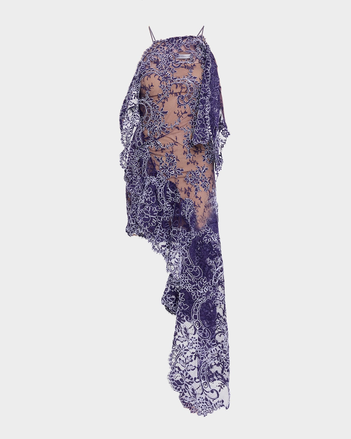 Iris Floating Lace Mini Dress | Neiman Marcus