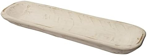 Decorative Wooden Dough Bowls Decor 20 Inch, Wood Long Dough Bowls, Large Wooden Dough Bowls Long... | Amazon (US)