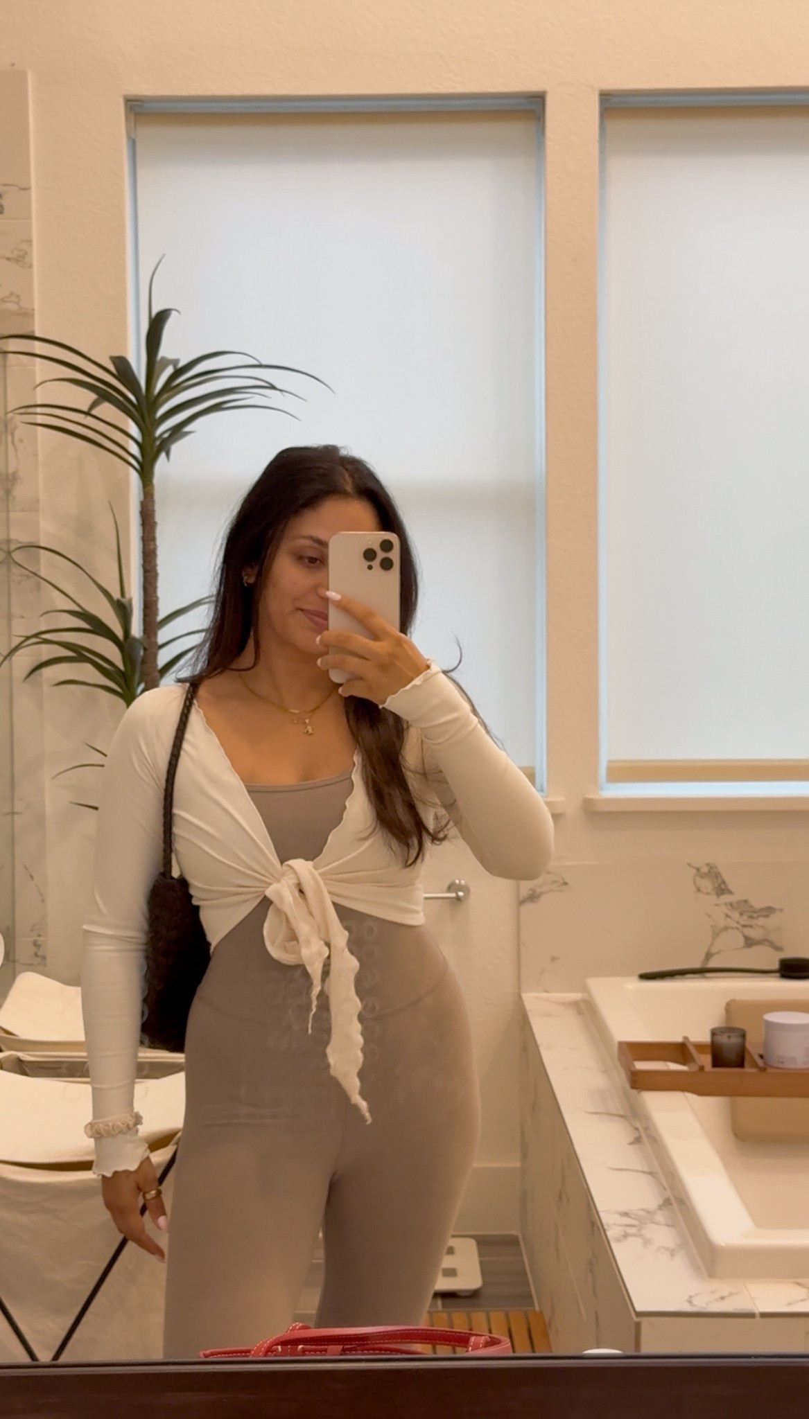 bodysuit - size small
wrap top- small 

#LTKStyleTip #LTKActive