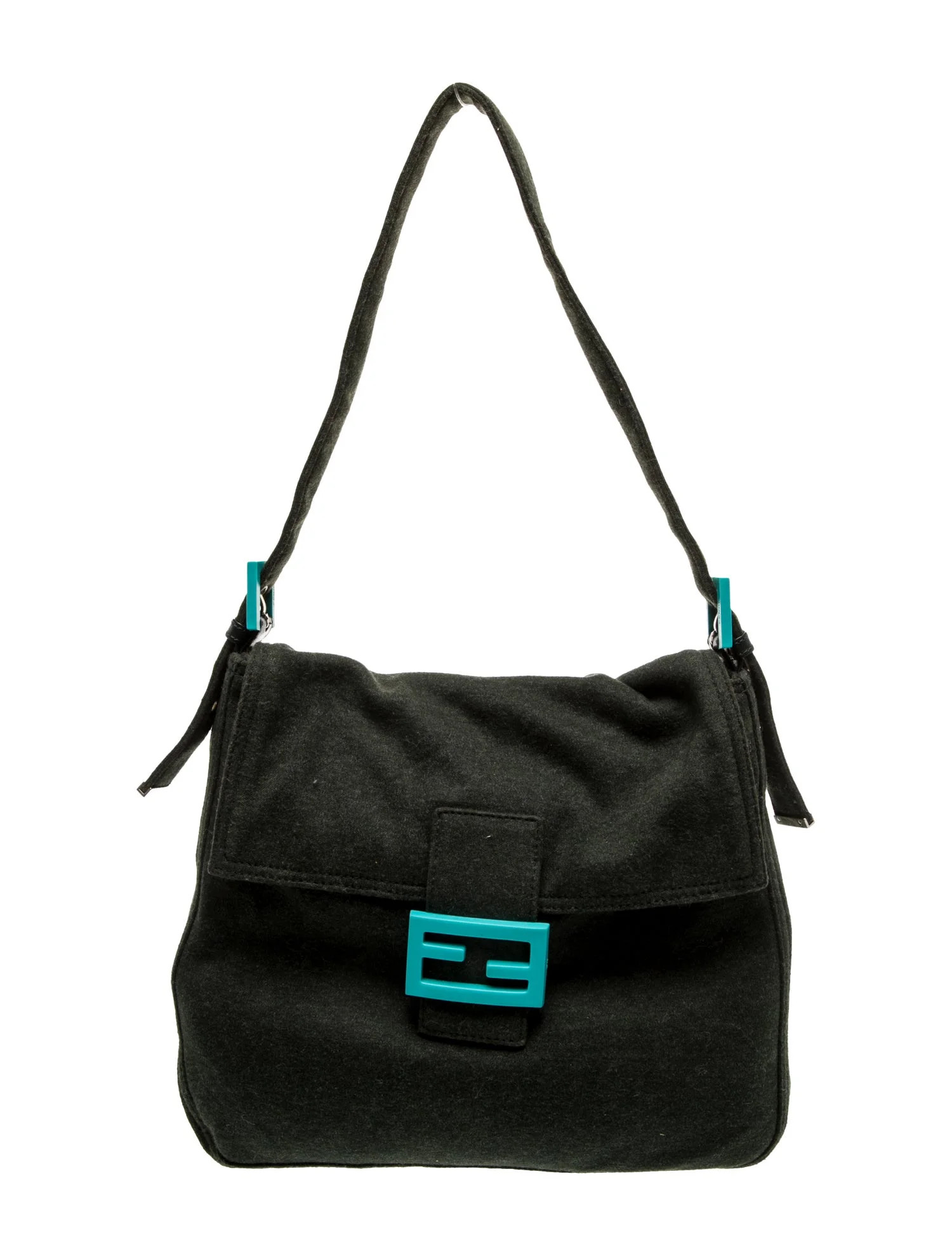 Fendi Zucca FF Baguette Vintage - Green Shoulder Bags, Handbags - FEN389010 | The RealReal | The RealReal