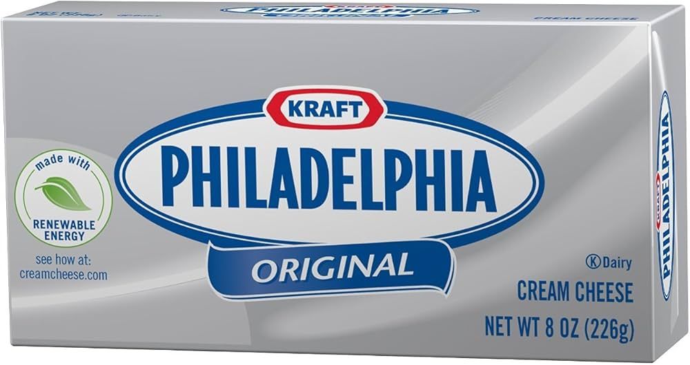 Kraft Philadelphia Original Cream Cheese 8 Oz (6 Pack) | Amazon (US)
