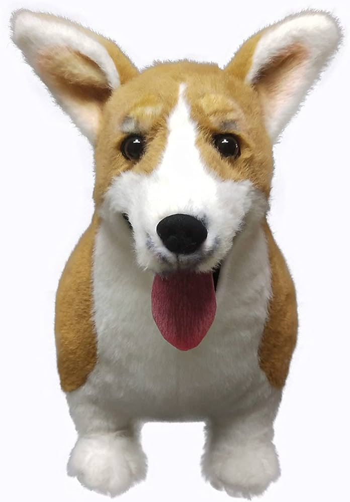 WOKI Corgi Dog 20 Inch Realistic Lifelike Louie Welsh Corgi Dog Plush Stuffed Animal Pet Dog Hugg... | Amazon (US)
