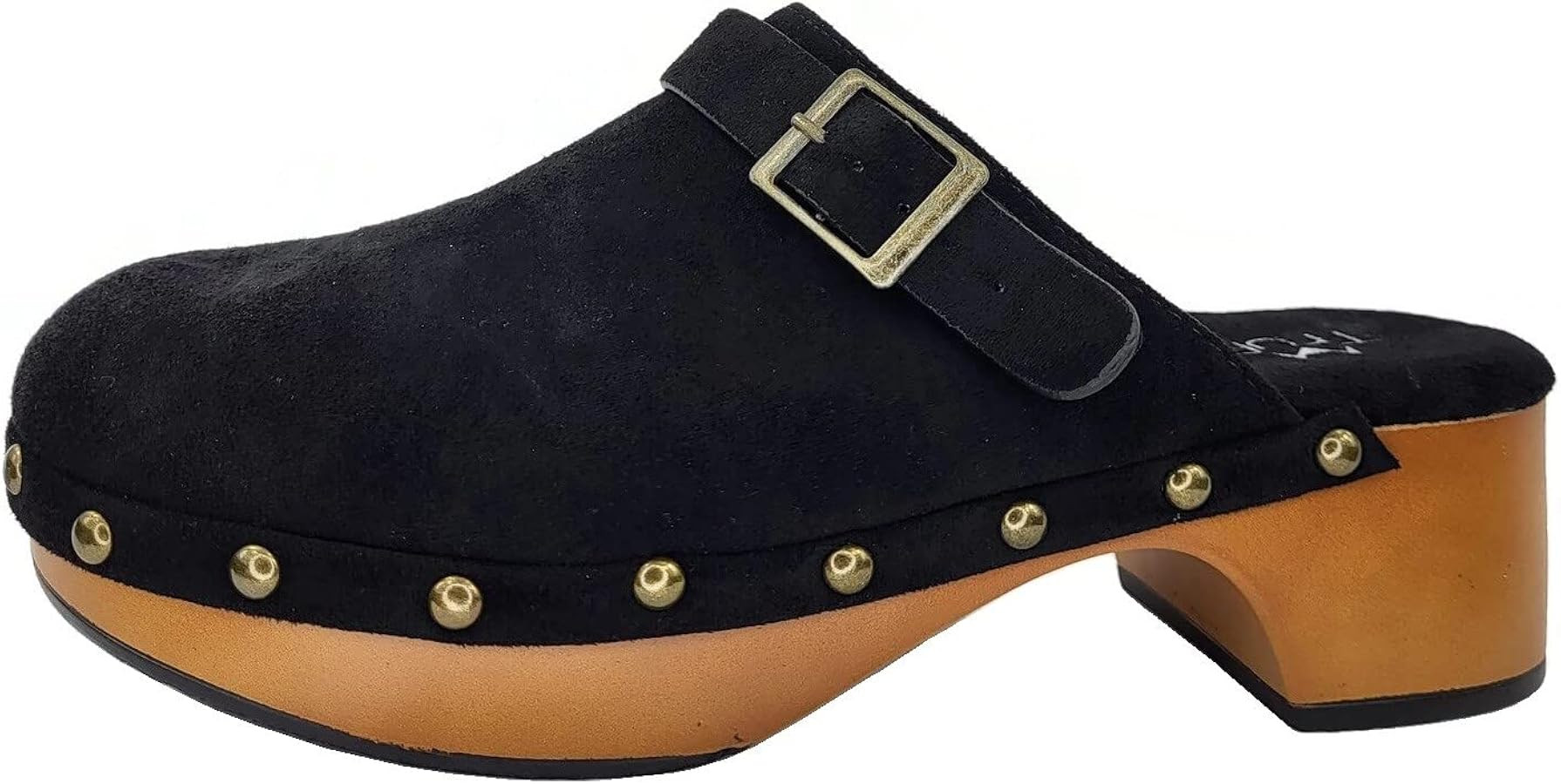 Women's Classic Clogs Faux Wood Heel Slip On Shoes | Amazon (US)