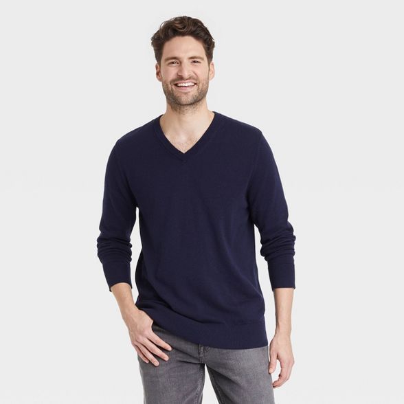 Men's Regular Fit V-Neck Pullover Sweater - Goodfellow & Co™ | Target