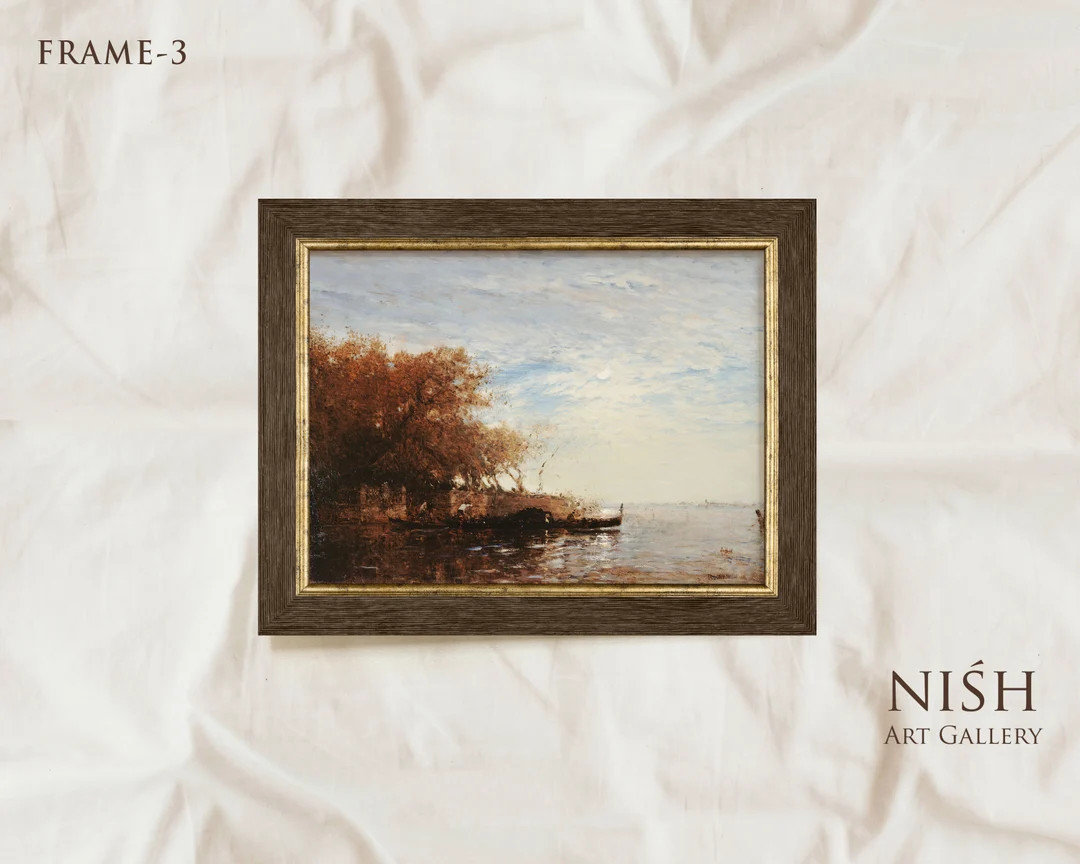 Vintage Landscape Print, Vintage Art Framed, Antique Replica Painting, Nature Wall Art Prints, Au... | Etsy (US)