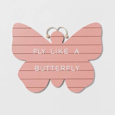 Butterfly Kids' Letterboard - Pillowfort™ | Target