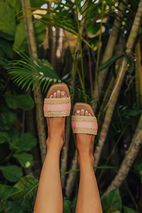 Hawaii Raffia Woven Sandal | Impressions Online Boutique
