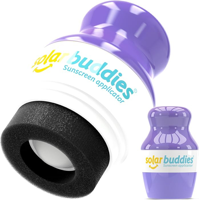 Solar Buddies Sunscreen Applicator - Single Purple - Refillable Roll on Sponge Sunscreen, Suncrea... | Amazon (US)