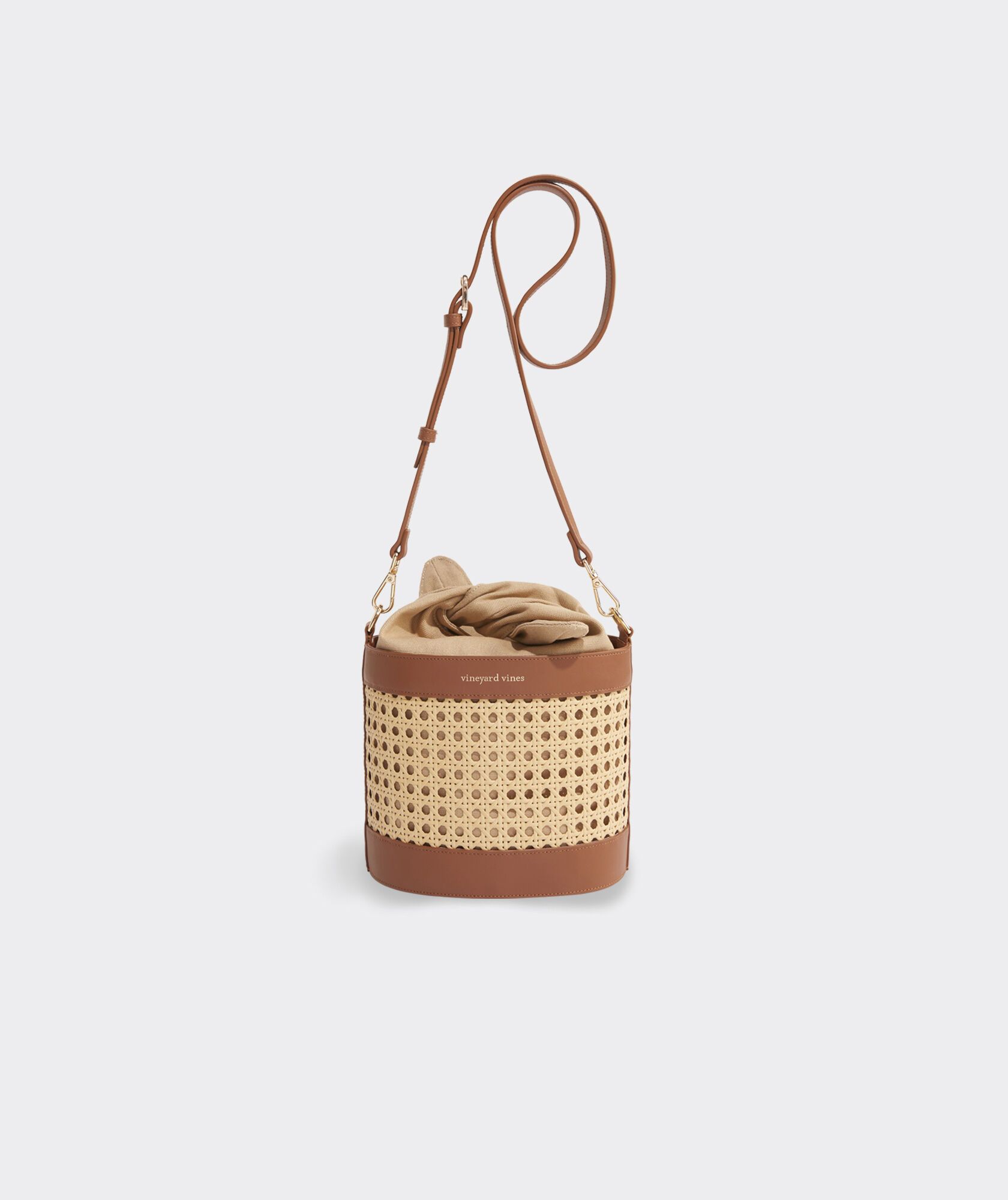 Caned Crossbody Bucket Bag | vineyard vines