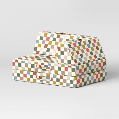 Kids' Modular Seating Checkered - Pillowfort™: Multicolored Sofa Set, Machine Washable, 3-Piece, Polyester Upholstery | Target