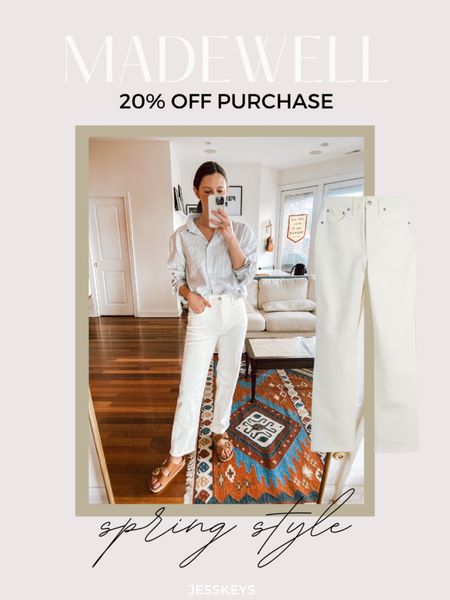 LTK sale Madewell 🤍
20% off your purchase // Birks TTS, Jeans run big, size down at least 1 size. I’m in 25 

#LTKSale #LTKSeasonal #LTKsalealert