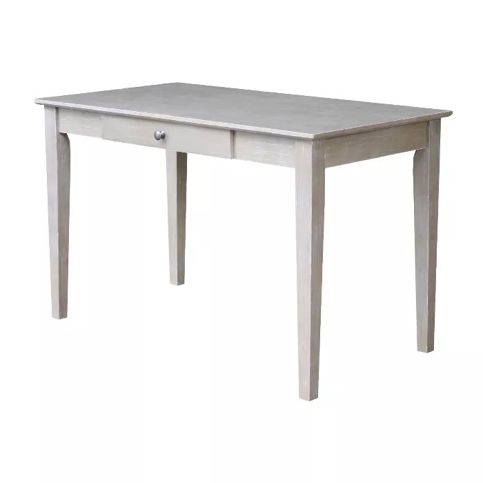 Writing Desk Washed Gray/Taupe– International Concepts | Target