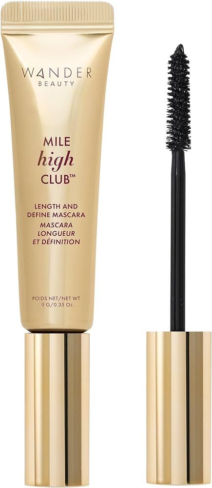 Wander Beauty Mile High Club Length + Define Black Mascara - Smudge-Proof, Lash Lengthening Masca... | Amazon (US)