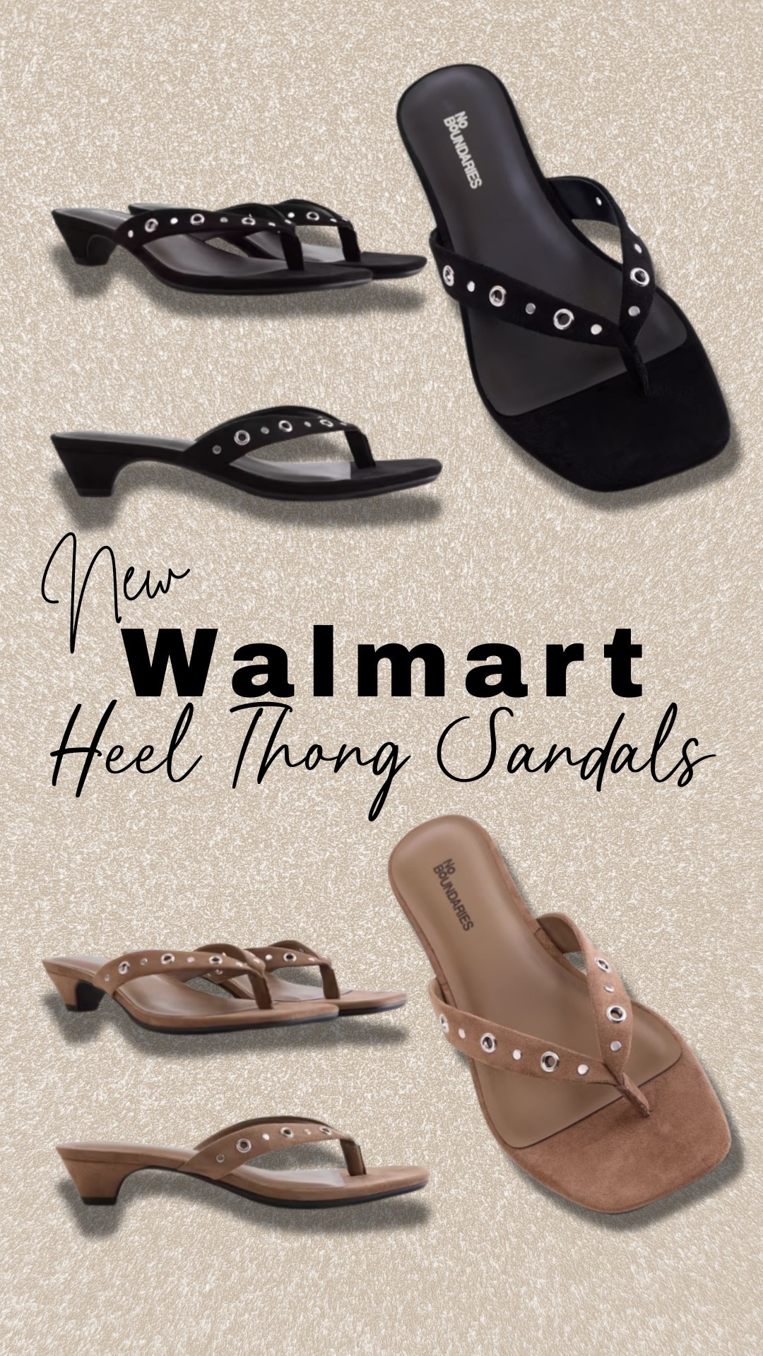 ✨ The perfect summer sandal is here! 🤍 These No Boundaries cone heel thong sandals are giving effortless chic for just $24. They’re easy to dress up with sundresses or pair with your favorite denim for an elevated everyday look. Affordable, comfy, and so on trend! 👡✨ Linked in my LTK!

#WalmartFinds #WalmartFashion #LTKStyle #LTKFinds #AffordableFashion #SummerStyle #SummerSandals #NoBoundaries #FashionOnABudget #OOTD #CasualChic #WalmartDeals #BudgetFashion #StyleForLess #EverydayStyle

#LTKSeasonal #LTKgrwm #LTKootd