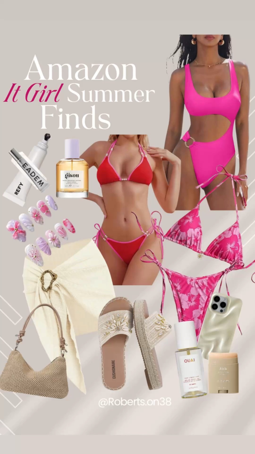 Hot pink, poolside, and impossible to ignore 💖☀️

The ultimate Amazon It Girl summer lineup. Bold swimwear, beach-day accessories, vacation-ready beauty finds, and all the pink details making summer feel a little more fun.

Which piece is making it into your suitcase? 🌺✨

#ltkfindsunder50 #ltkfindsunder100 #ltksummerstyle

#LTKSwim #LTKMidsize #LTKBeauty