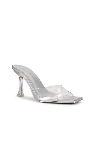 FEMME LA Opium Slipper in Platinum from Revolve.com | Revolve Clothing (Global)