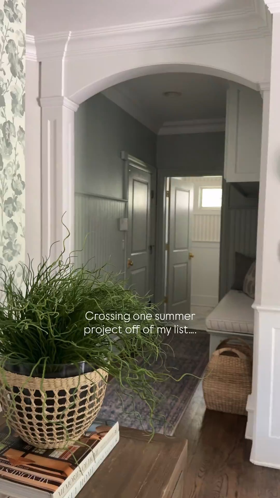 A little summer project that made such a difference. This floral wallpaper brought in the prettiest pattern and gave the whole room so much more personality.

floral wallpaper, summer home project, wallpaper ideas, patterned wallpaper, room makeover, home decor project, wall decor, floral home decor, interior design, girlonthehudson

#LTKSeasonal #LTKHome #LTKvlog