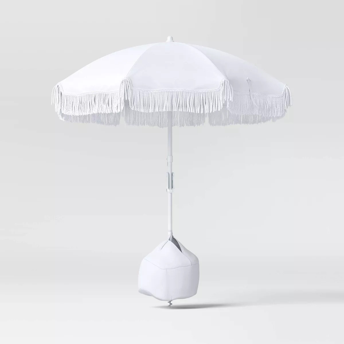 6' Outdoor Patio Beach Umbrella with Fringe - Sun Squad™ | Target