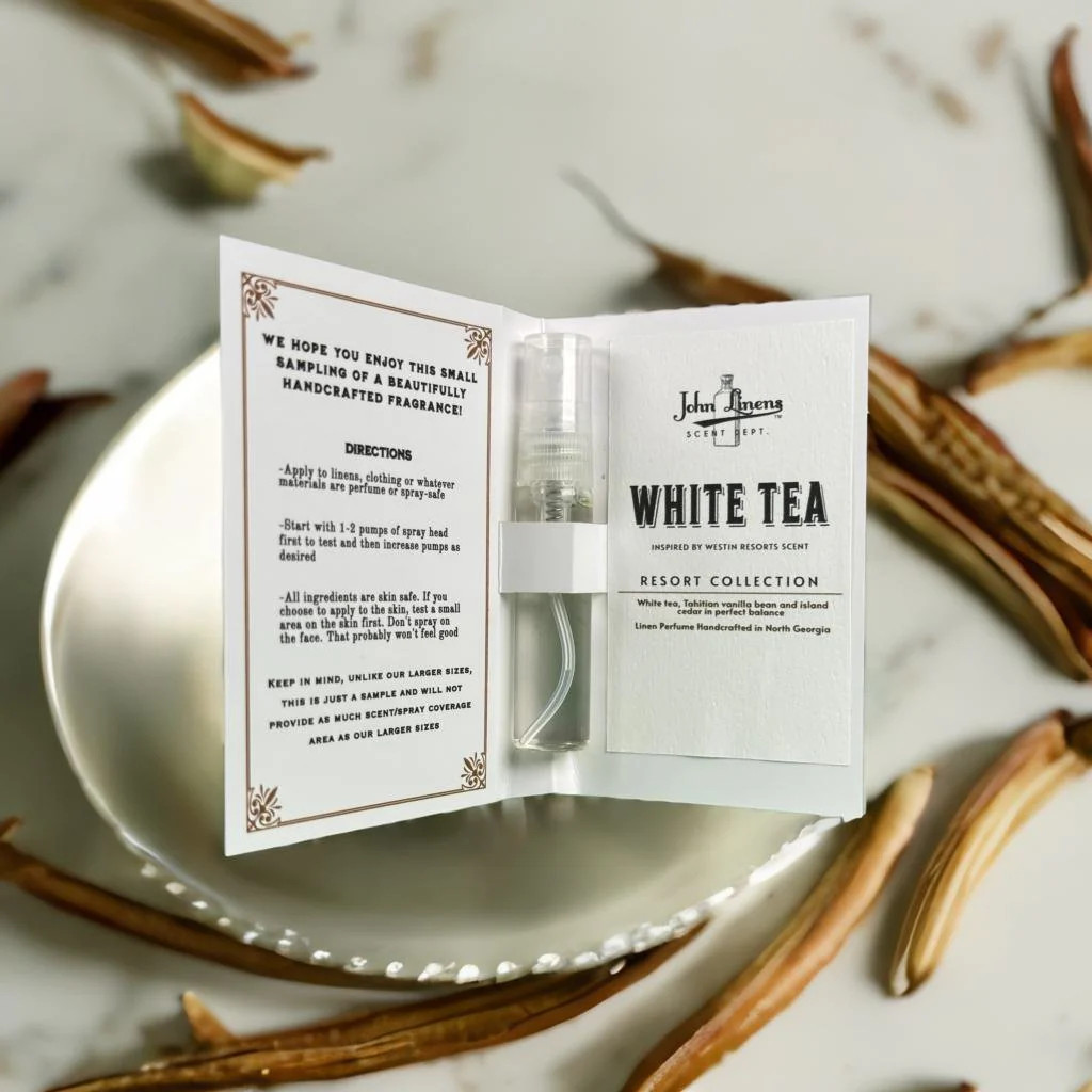 SAMPLE White Tea | John Linens Sheet Company