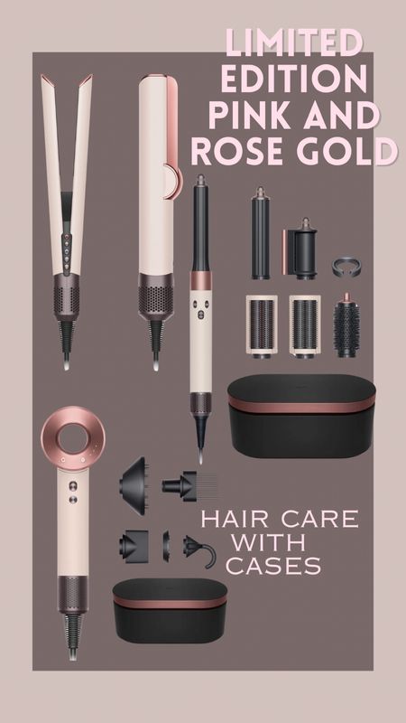 Limited edition pink and rose gold hair care tools 

#LTKbeauty #LTKhome #LTKstyletip