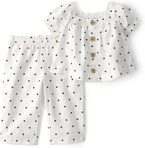 Carter's Baby Girls' 2-piece Pant Set | Amazon (US)