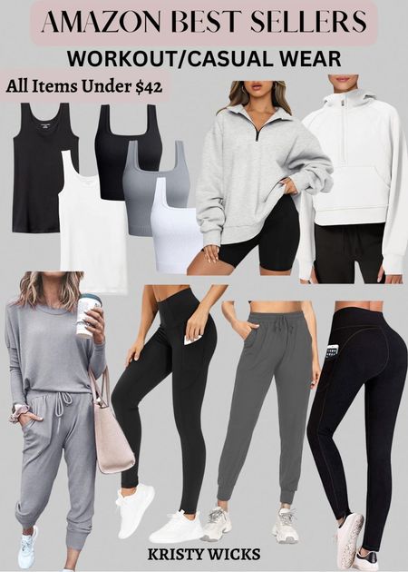 Amazon best sellers workout/casual wear! All these great pieces are under $42. 👏👏
So easy to throw on and go for a quick workout, walk or running errands! 



#LTKfit #LTKunder50
