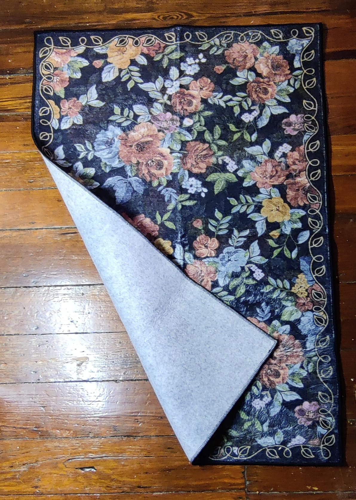 8x10 Machine Washable Area Rug for Living Room, Beige Vintage Boho Floral Rug Large Non-Slip Low ... | Amazon (US)