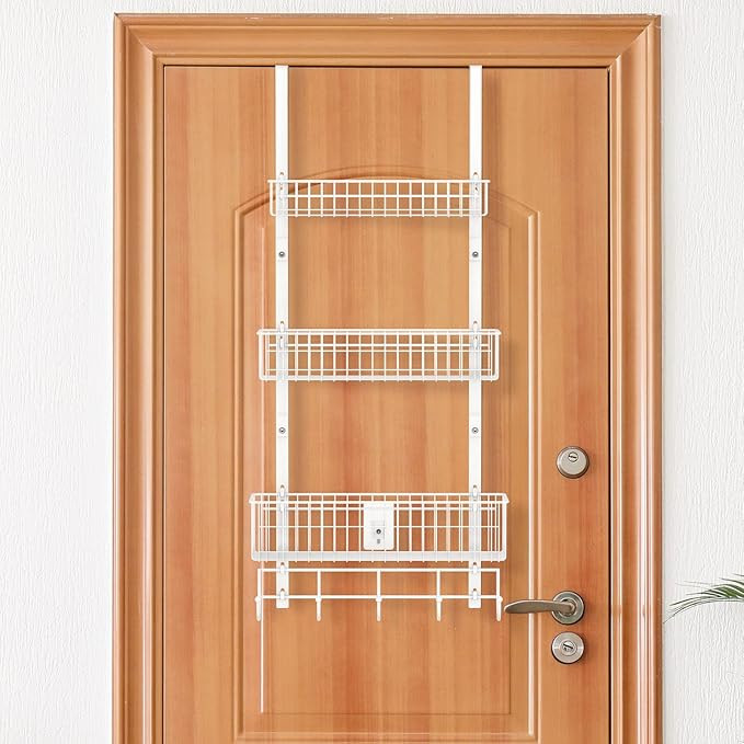 OYEAL Over The Door Basket Organizer 3 Tier Hanging Kitchen Storage Rack Heavy Duty Pantry Organi... | Amazon (US)
