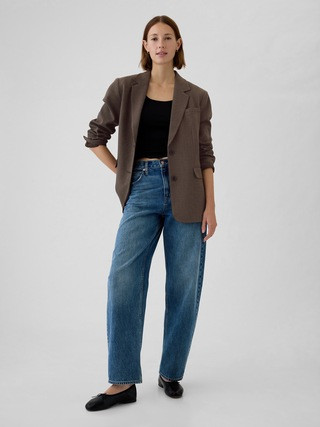 Relaxed Plaid Blazer | Gap (US)