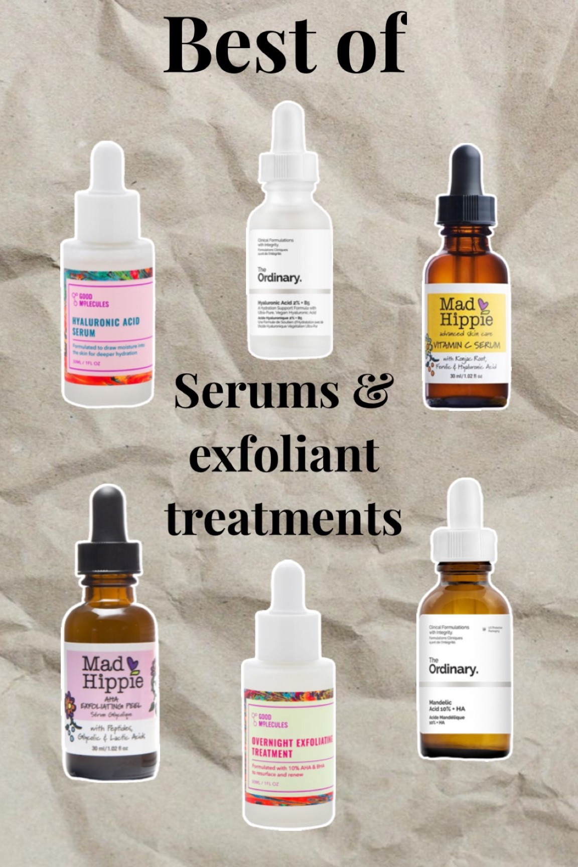 An esthetician’s favorite serums and exfoliating treatments / hyaluronic acid hydrating all skin types sensitive dry oily acne prone anti aging clean ingredients vitamin c brightening aha exfoliant mandelic acid skin clearing  

#LTKbeauty #LTKunder50