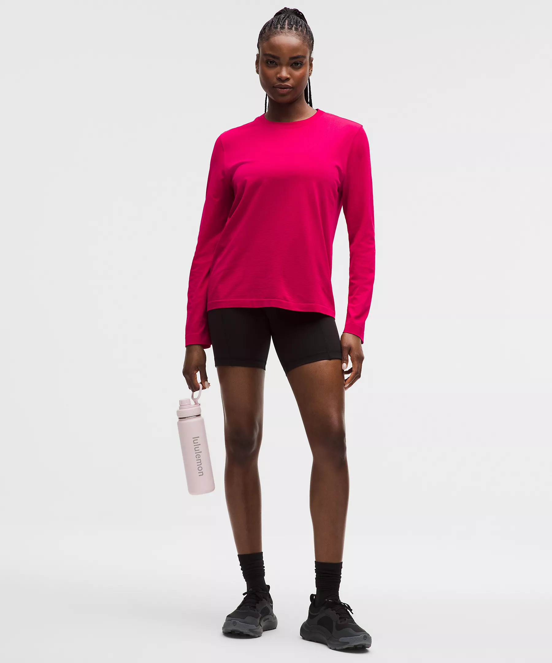 Swiftly Relaxed Long-Sleeve Shirt Hip Length *Updated Fit | Women's Long Sleeve Shirts | lululemo... | Lululemon (US)