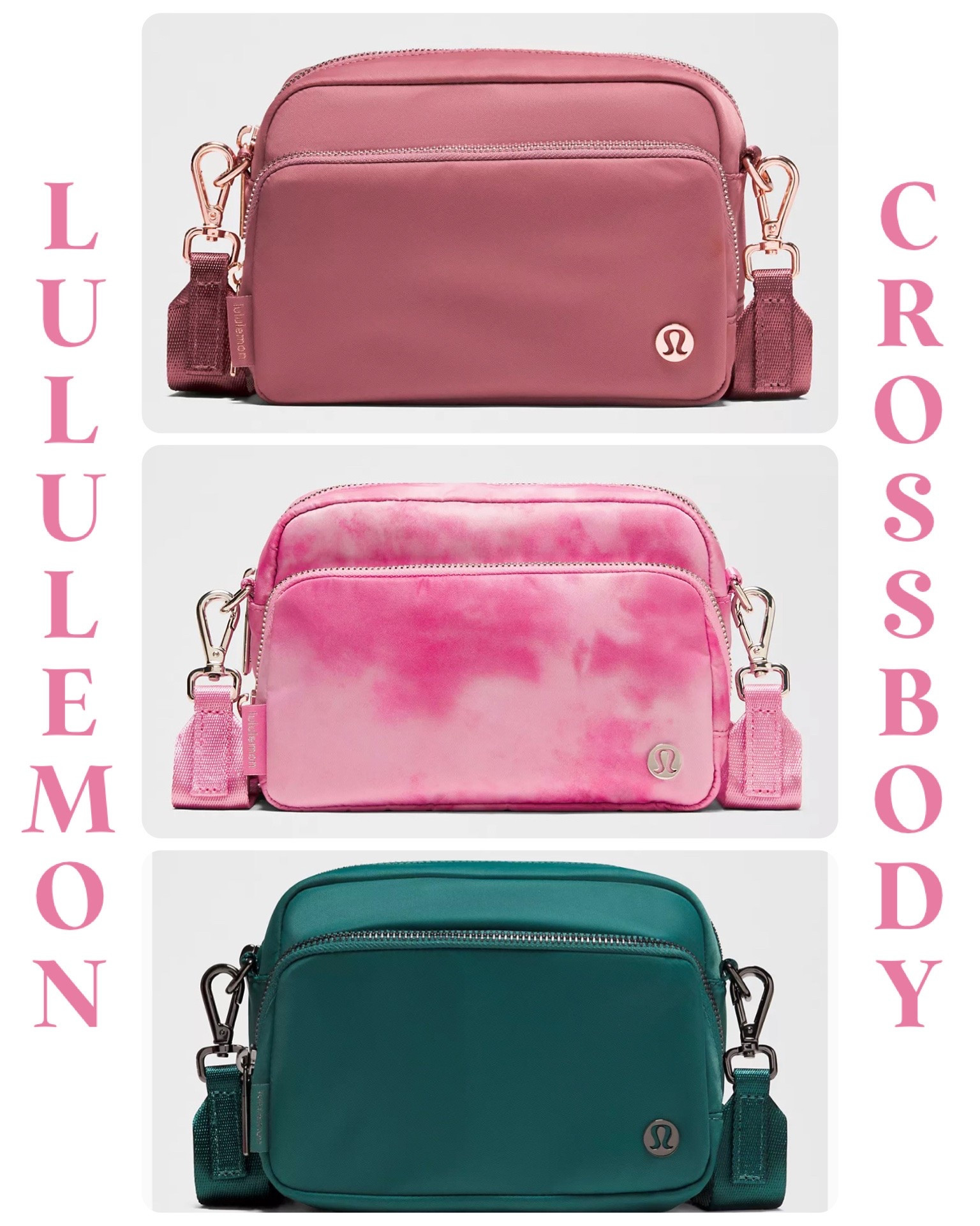 Good Morning! Very rare price drop today on three colors of the popular Lululemon Everywhere Crossbody Bag! These hardly ever go on sale in any color ways, so they will sell out quickly today. Such a convenient bag with tons of space!