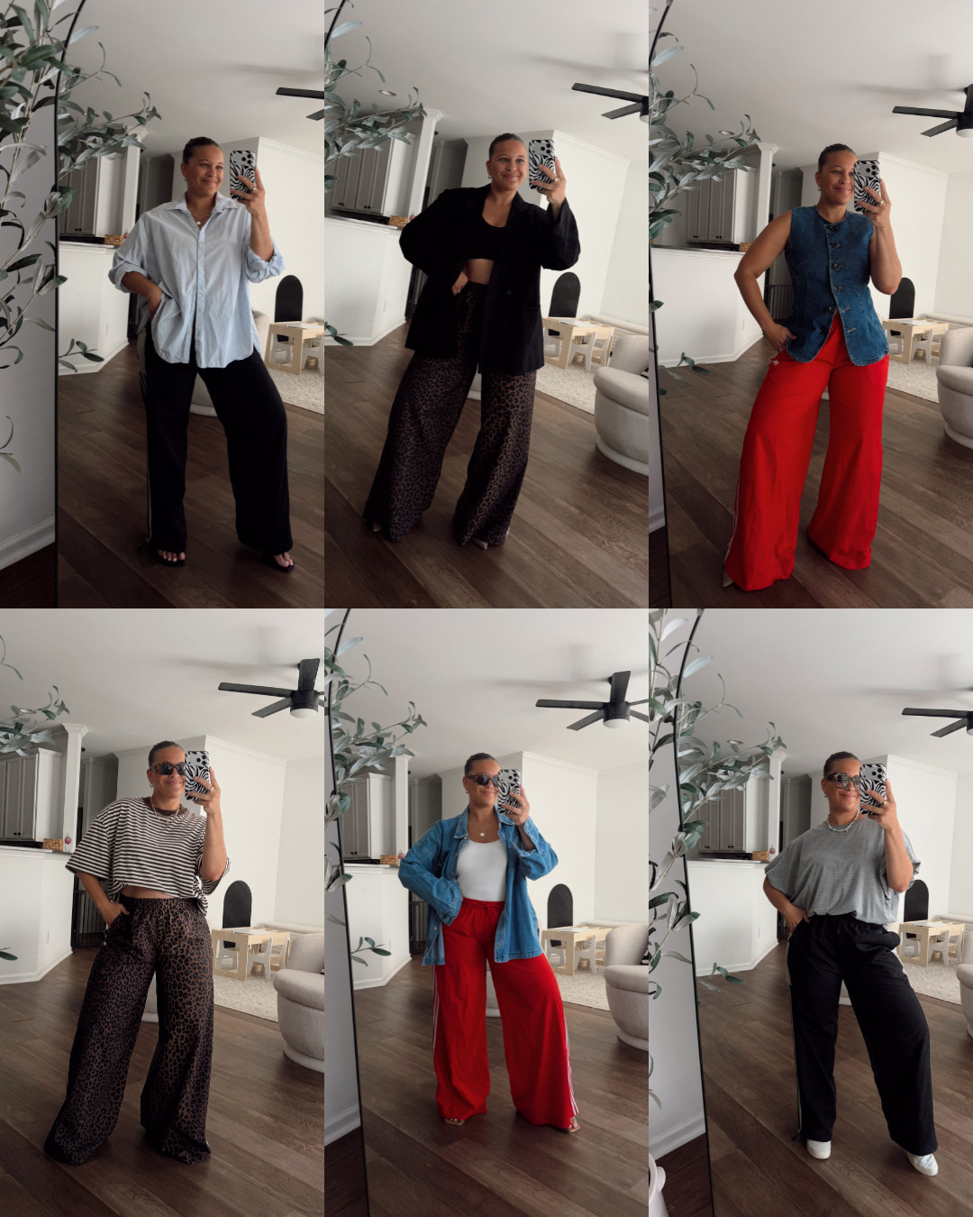 Track pants outfits for summer 

 