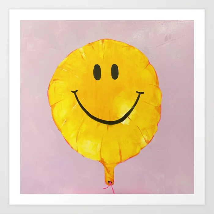 Mylar Balloon Art Print | Society6