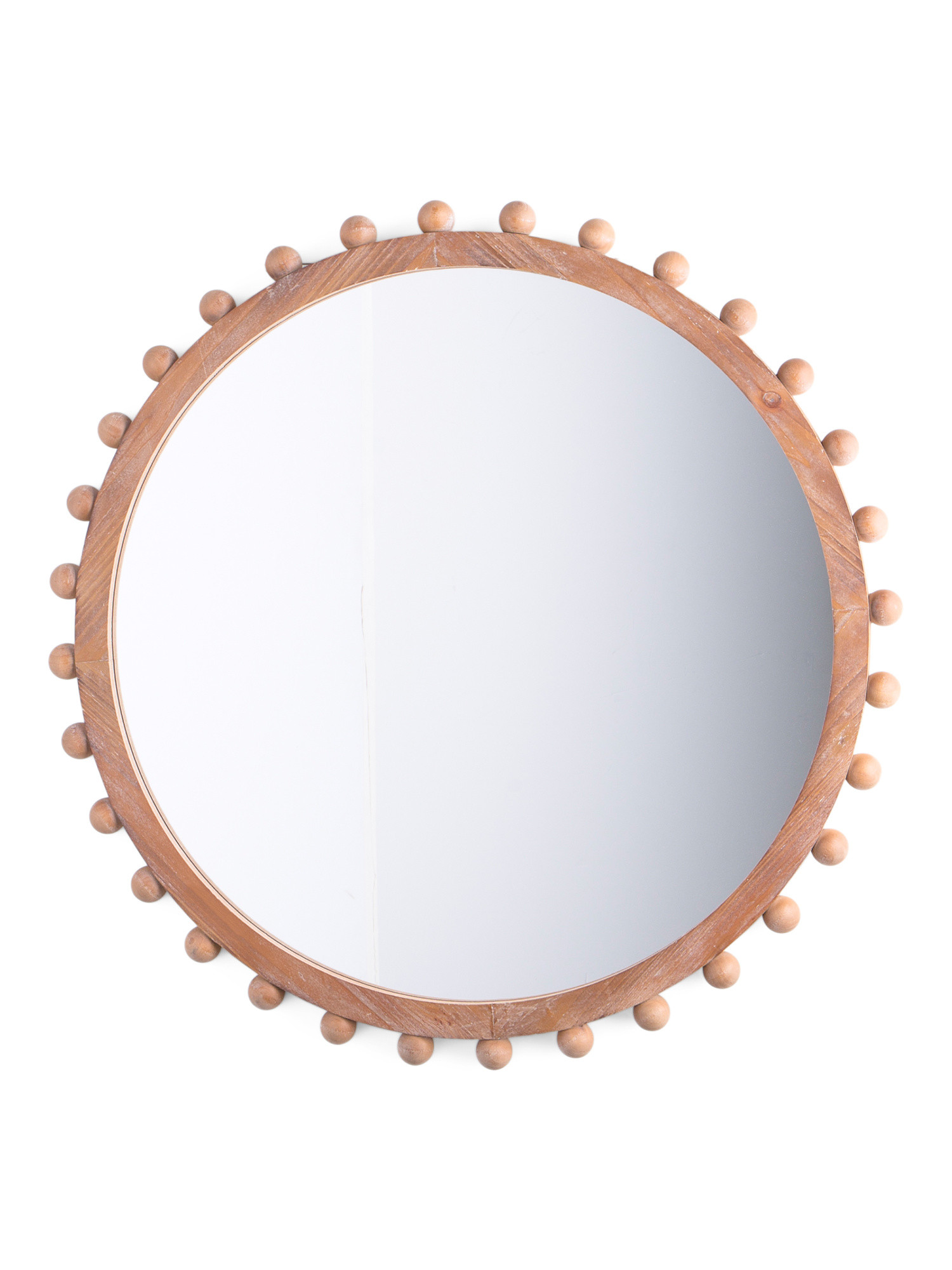 32in Beaded Round Wall Mirror | Marshalls