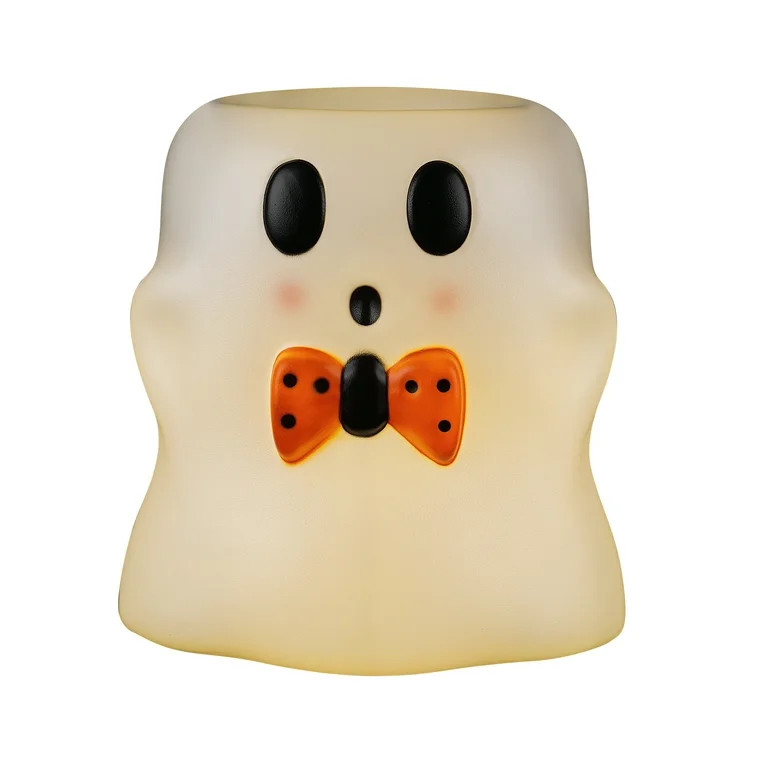 Mr. Halloween 18" Lit Blow Mold Ghost bowl, White - Walmart.com | Walmart (US)