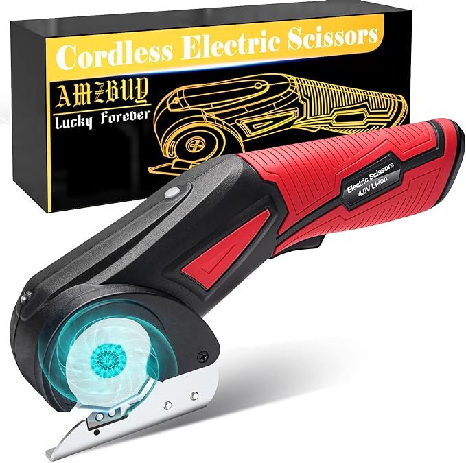 Cordless Electric Scissors Cutter Tool - Rotary Multi-Cutting Power Tools Rechargeable with Safet... | Amazon (US)