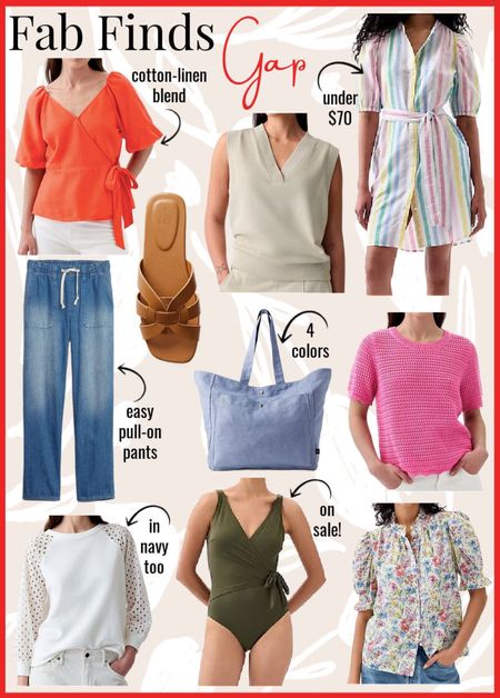 I recently ventured into the Gap and was pleasantly surprised by the colorful, stylish clothes and accessories. So, for this week, I'm featuring Gap Fab Finds. It's time to rediscover Gap, which has a whole lot more to offer than just denim these days. #gap #fabfinds #gooddeals #bestbuys #save #sales #under100 #fashionover40 #over50fashion #fabulousafter40 

#LTKfindsunder100 #LTKover40 #LTKsalealert