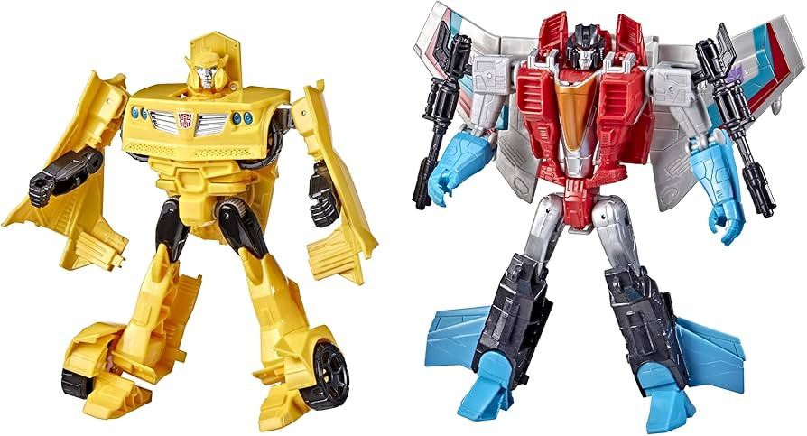 Transformers Toys Heroes and Villains Bumblebee and Starscream 2-Pack Action Figures - for Kids A... | Amazon (US)