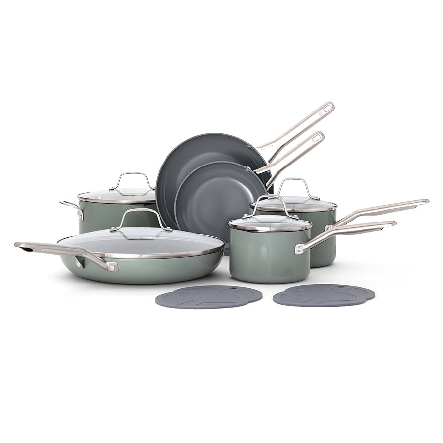 Calphalon® Ceramic Nonstick 12-pc. Cookware Set | Amazon (US)