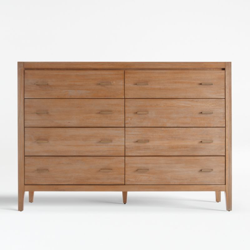 Dawson Grey Wash 8-Drawer Dresser + Reviews | Crate and Barrel | Crate & Barrel