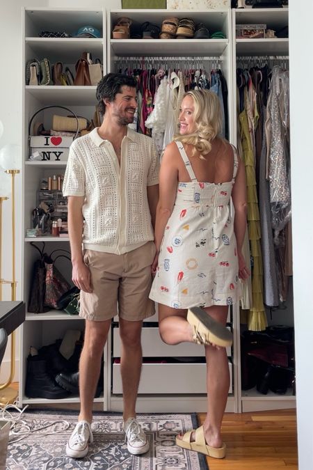 His & hers summer style, summer outfit inspo, couples outfits, men’s travel outfit, men’s vacation style, men’s summer style, mens style inspo, Abercrombie dress 

#LTKStyleTip #LTKFindsUnder100 #LTKMens