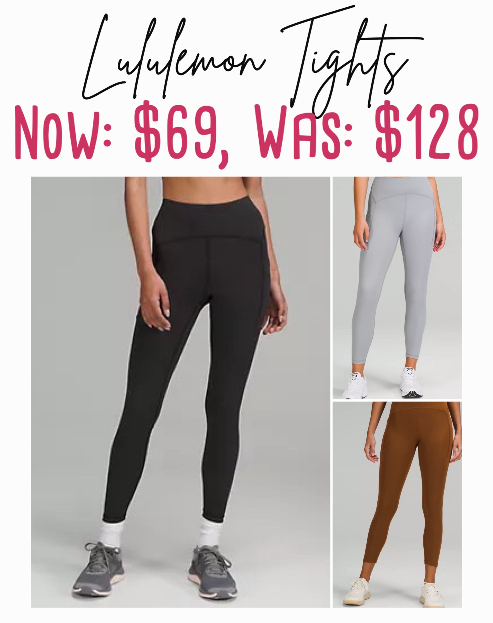 Sale Alert!!! 

Lululemon 
Lululemon Leggings
Lululemon Tights 

#LTKfit #LTKHoliday #LTKsalealert