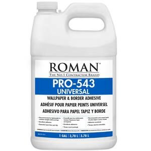 Roman PRO-543 1 Gal. F-Style Universal Wallpaper Adhesive-209864 - The Home Depot | The Home Depot