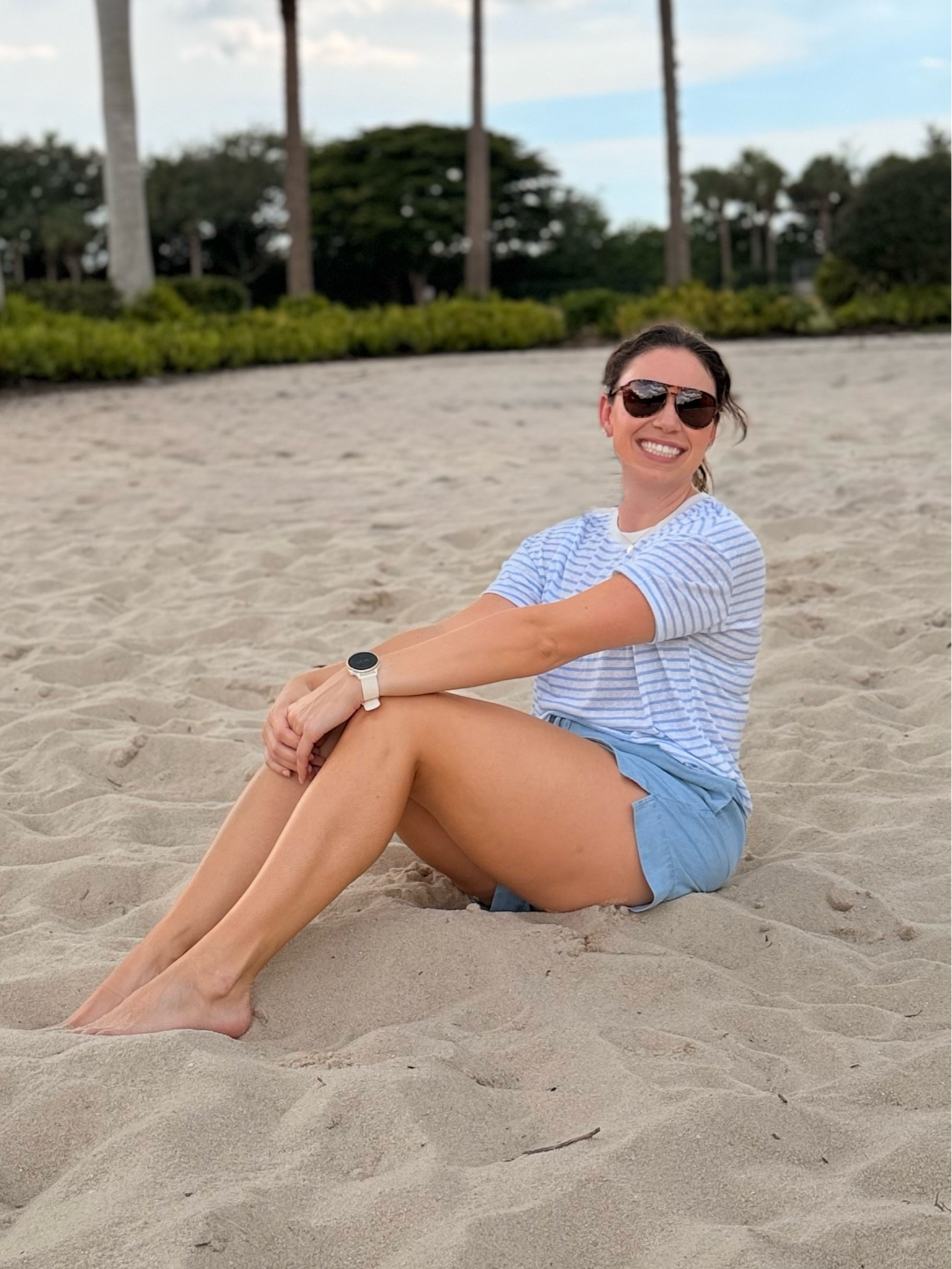 Obsessed with this outfit from RBX active! The tshirt is the lightest weight shirt I’ve ever owned and the chambray shorts are perfection. The shorts allow for a casual but put together look, making you feel ready for anything the day throws at you! Everything fits true to size and is on sale right now! Grab yours before they sell out!  #ad #rbxactive @RBX Active

#LTKootd #LTKSaleAlert #LTKActive